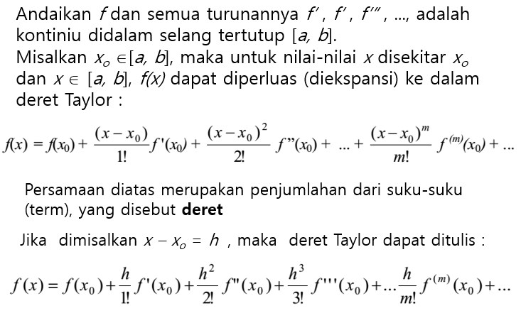 DERET TAYLOR Belajar Teknologi
